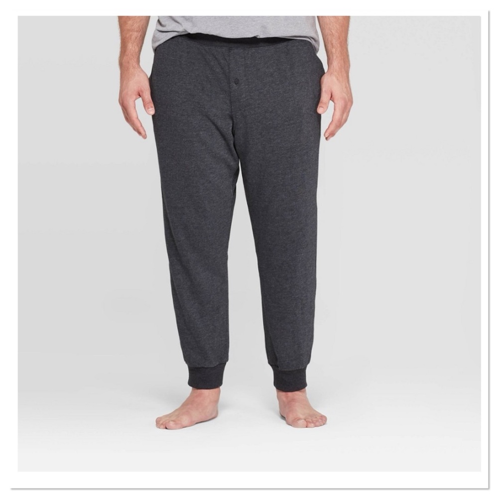 Men’s Big & Tall Knit Jogger Pajama Pants Goodfellow & Co